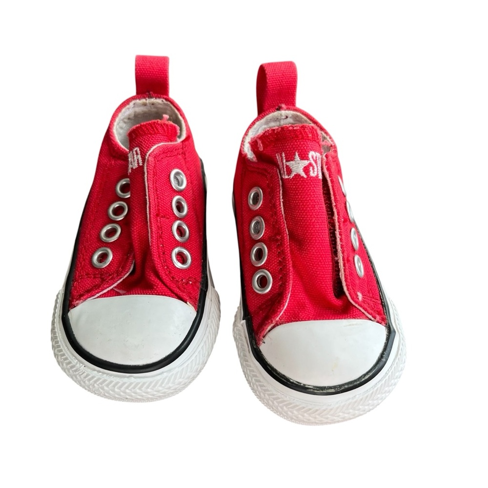 Converse Kids Red Canvas Shoes infant 2.5